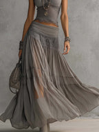 Philippa Lace-Paneled Two-Piece Set - detail