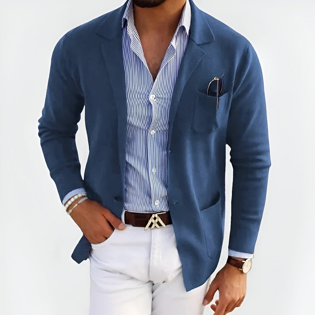 Griffin Sleek Lightweight Jacket - Blue