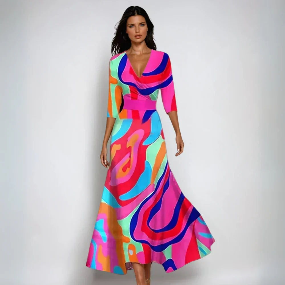 Chloe Elegant Floral Dress