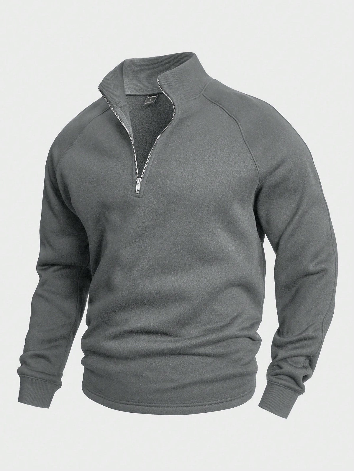 Jasper Modern Zip Sweater - Gray