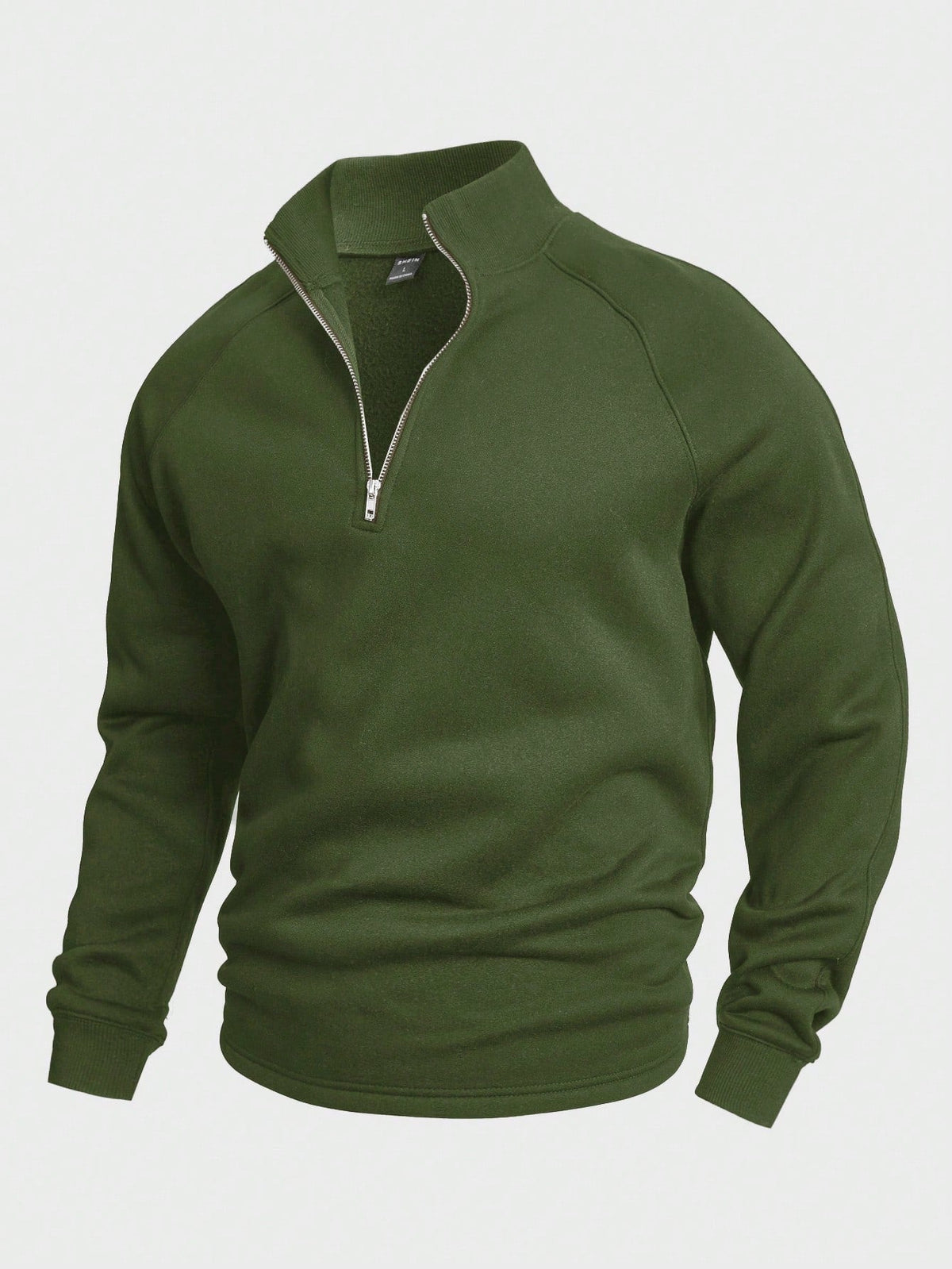 Jasper Modern Zip Sweater - Green
