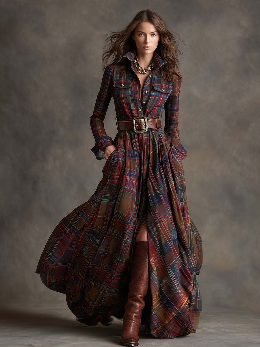 Scarlett Belted Shirt Dress