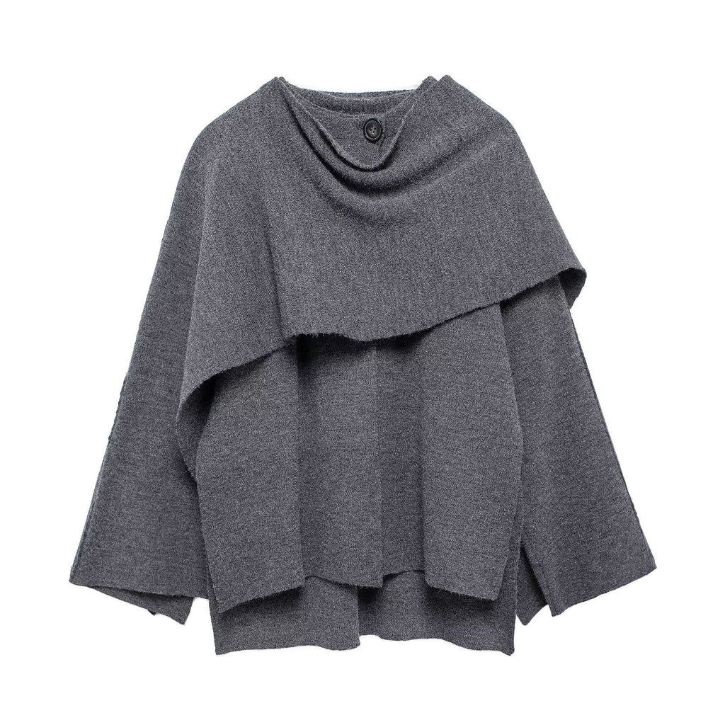 Elise Elegant Cape Coat