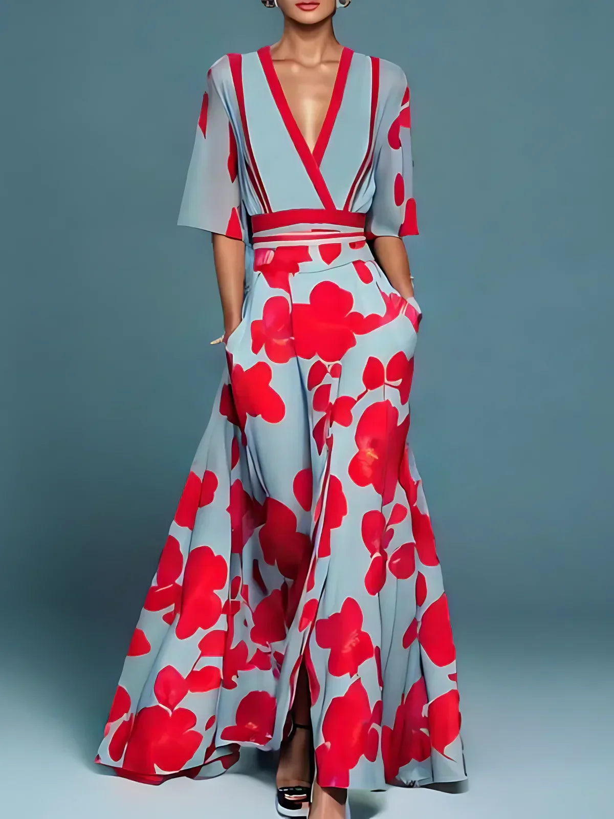 Hazel dress in Red