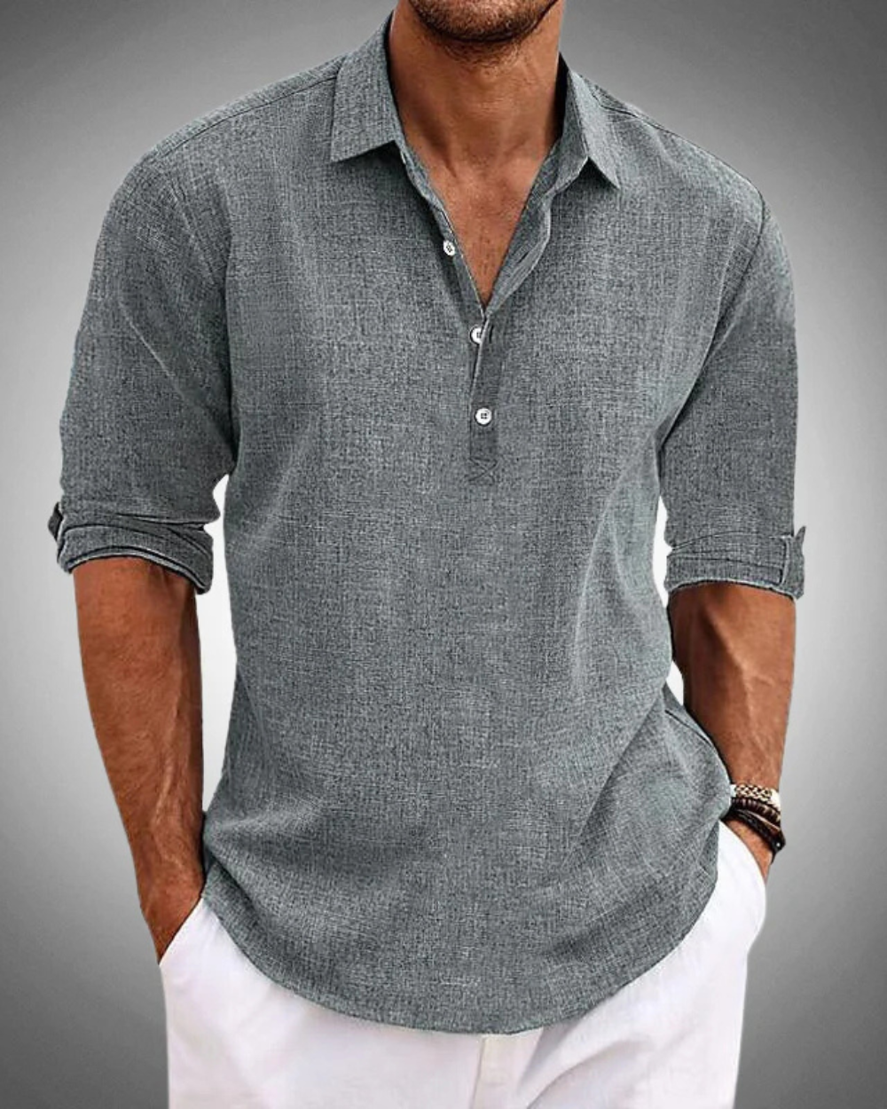 Caleb shirt in Gray