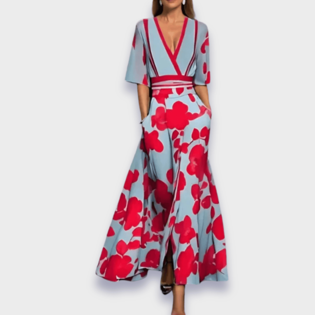Chloe Elegant Floral Dress