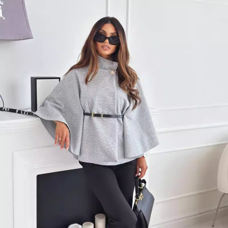 Leona Belted Butterfly Sleeve Jacket