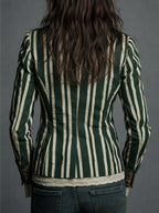 Soraya Bohemian Striped Linen Blazer