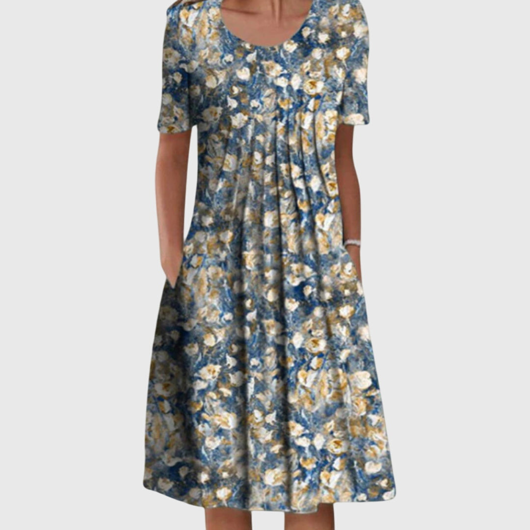 Stella dress in Navy