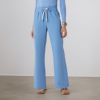 Nora High-Waisted Wide-Leg Utility Pants