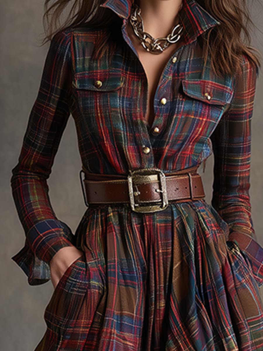 Scarlett Belted Shirt Dress