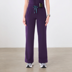 Nora High-Waisted Wide-Leg Utility Pants