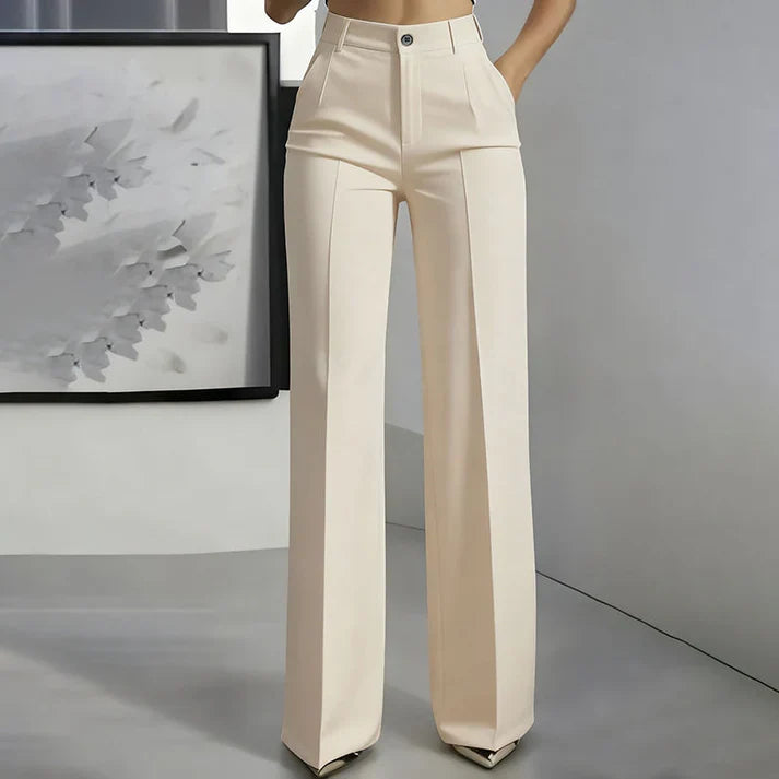Adriana High-Waisted Suit Trousers
