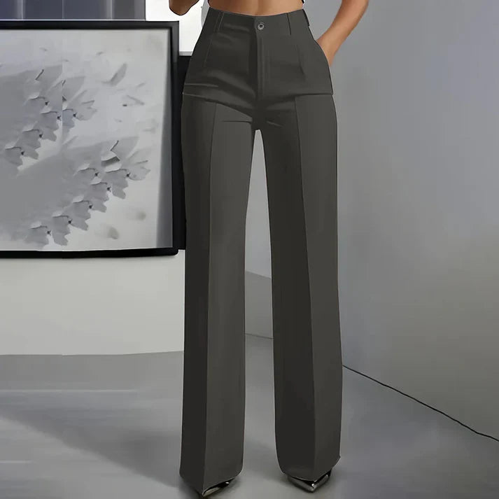 Adriana High-Waisted Suit Trousers