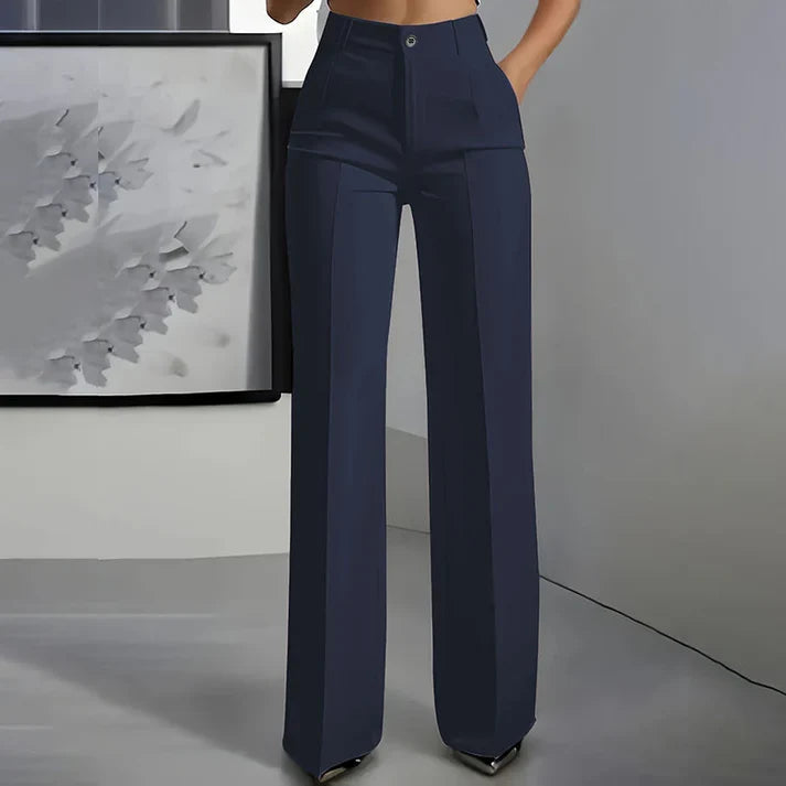 Adriana High-Waisted Suit Trousers