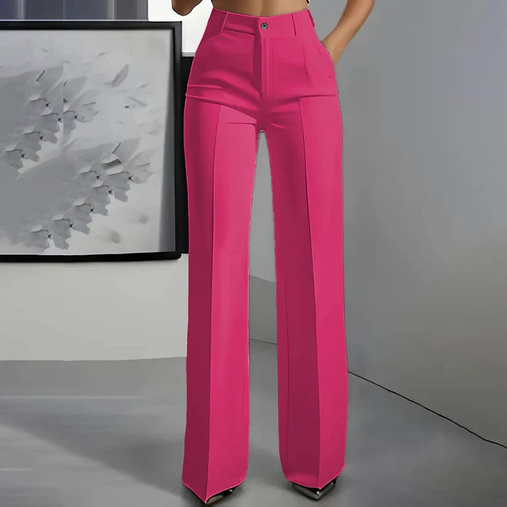 Adriana High-Waisted Suit Trousers