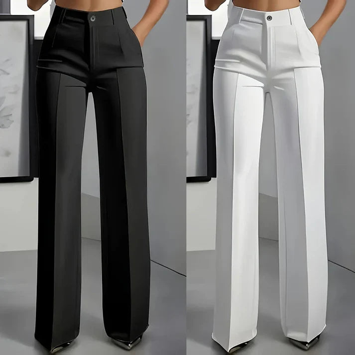 Adriana High-Waisted Suit Trousers