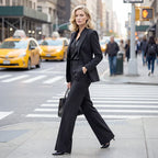 Adriana High-Waisted Suit Trousers