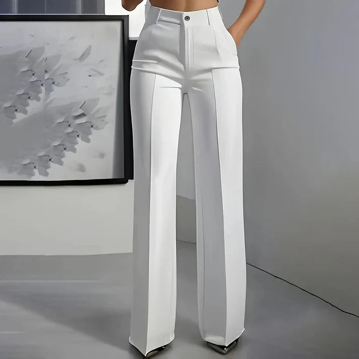 Adriana High-Waisted Suit Trousers