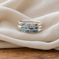 Imogen Triple-Layer Opal Ring