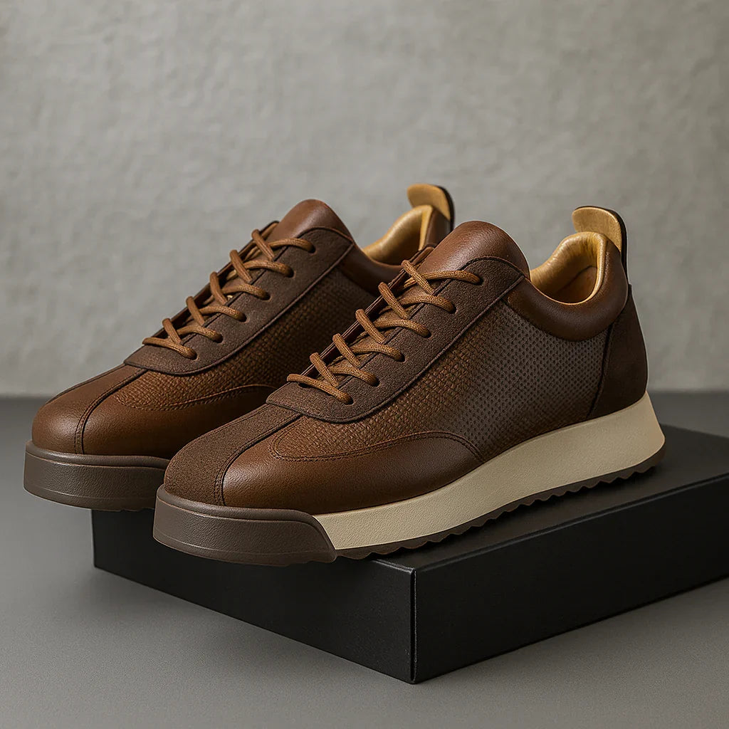 Matteo Genuine Leather Sneakers