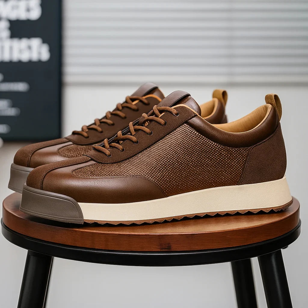Matteo Genuine Leather Sneakers