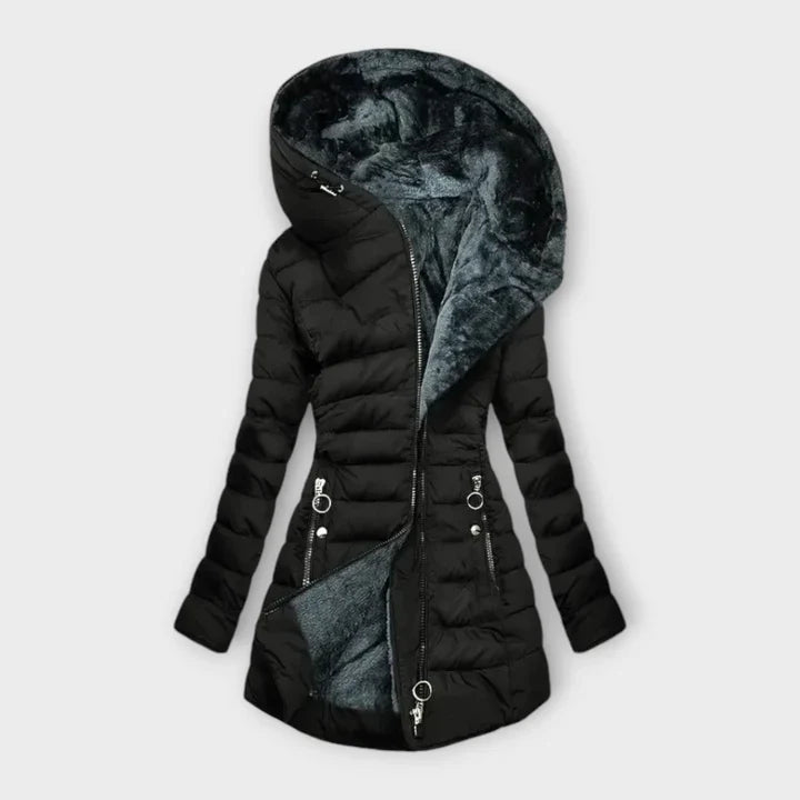 Novella Hooded Frost Puffer Coat