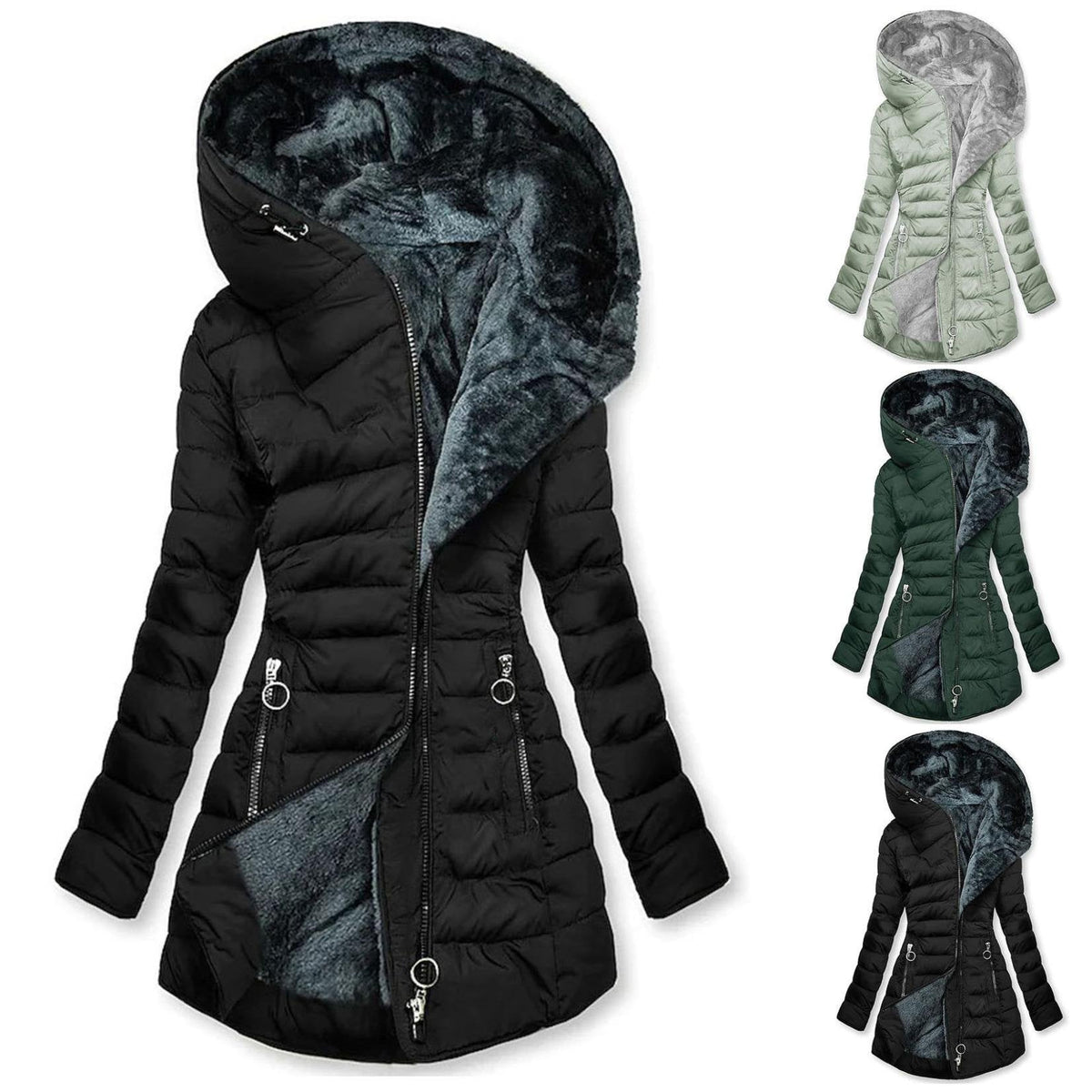Novella Hooded Frost Puffer Coat