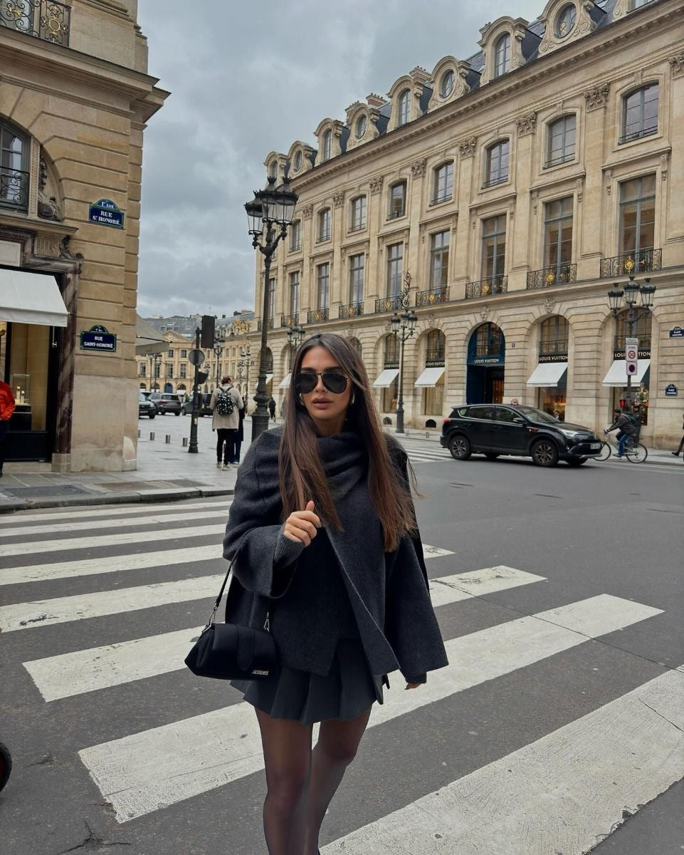 Elise Elegant Cape Coat