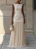 Serena Pleated Maxi Dress