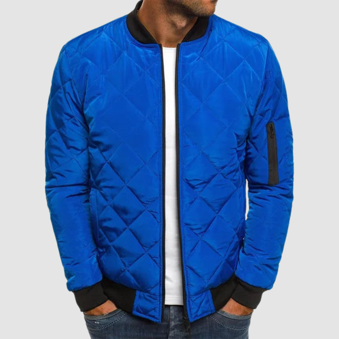 Callum Lightweight Spring Jacket - Blue