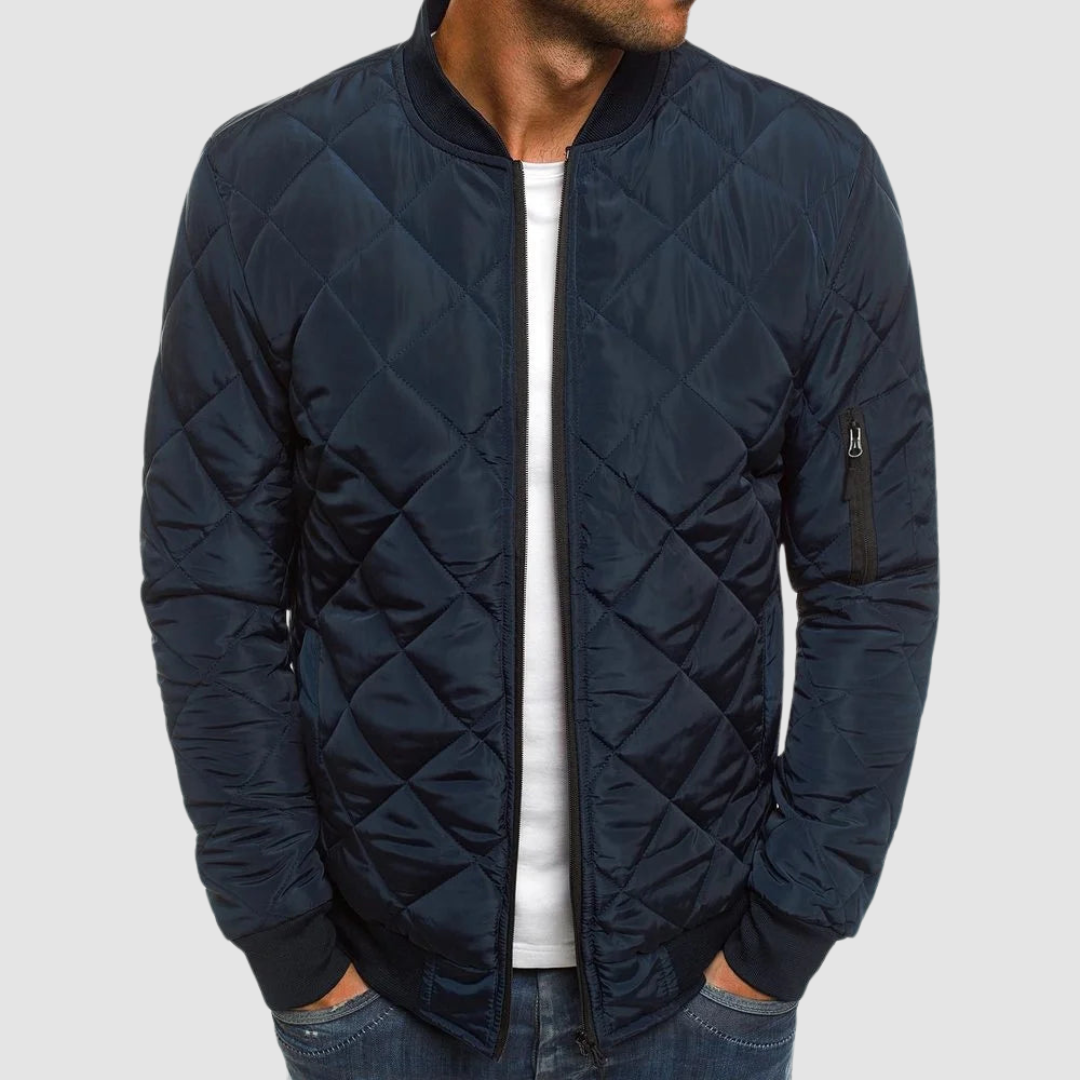 Callum Lightweight Spring Jacket - Navy