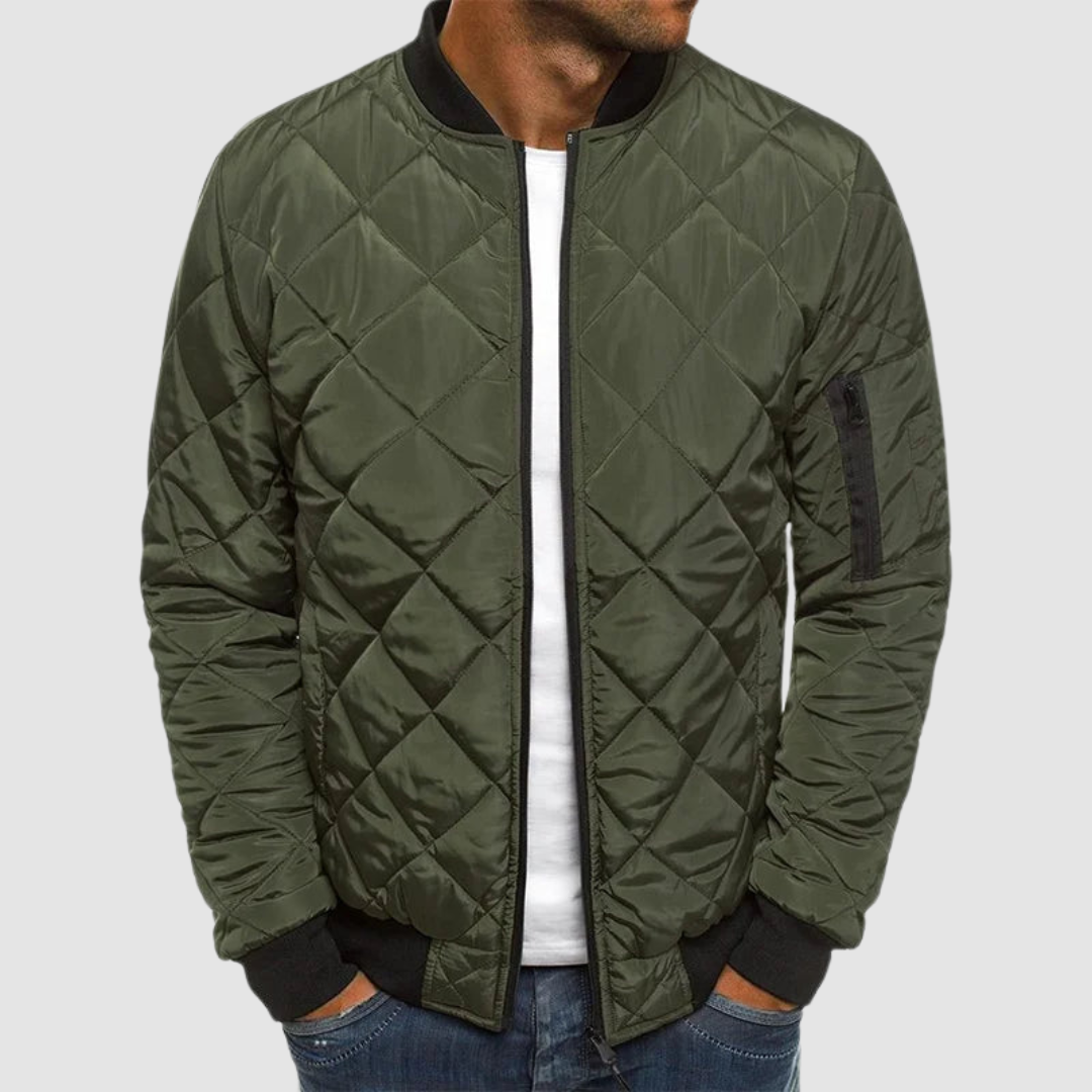 Callum Lightweight Spring Jacket - Green (Army green)