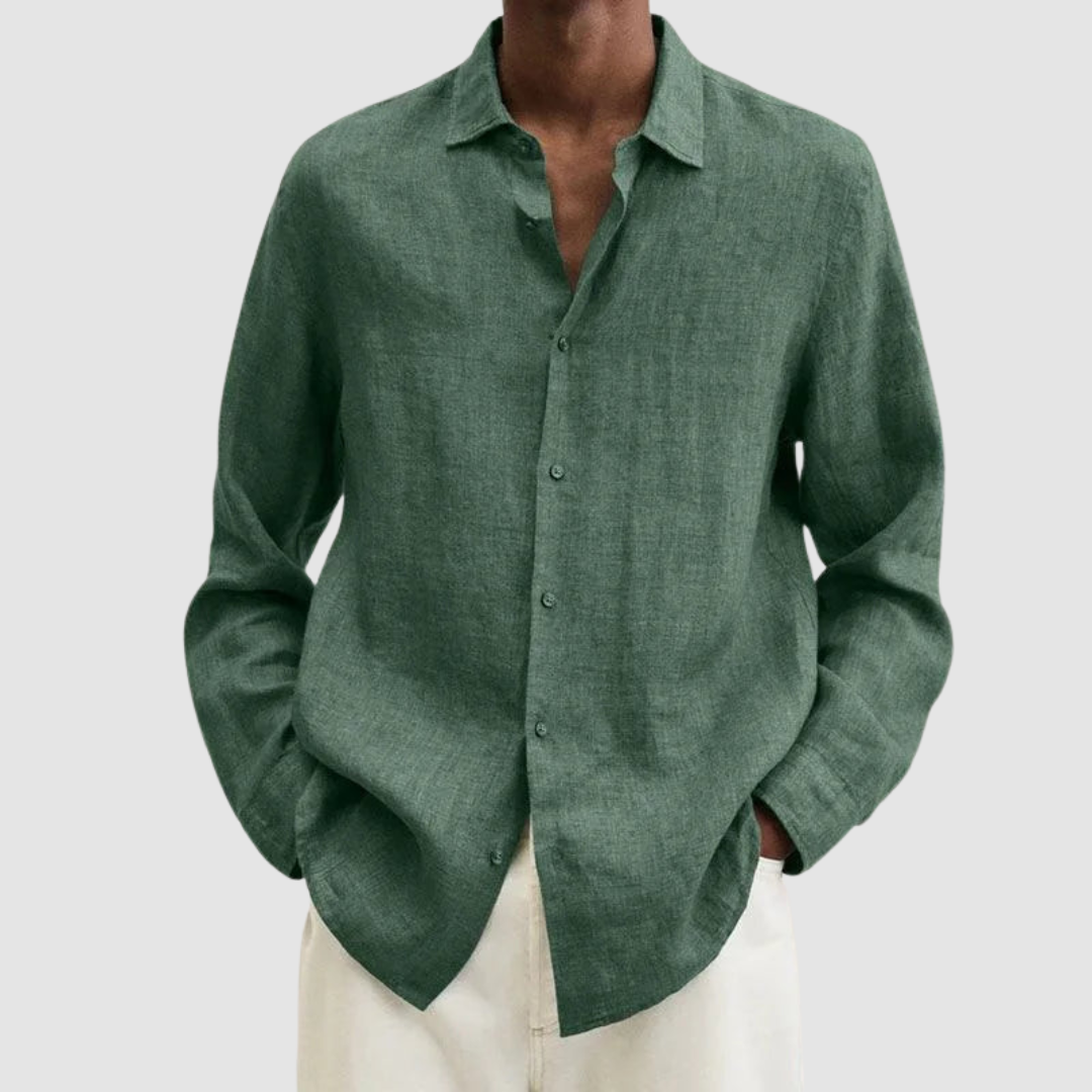 Kellan Button-Up Shirt - Green