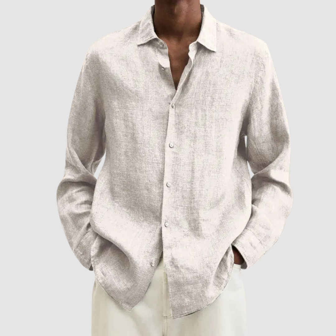 Kellan Button-Up Shirt - White (Off White)