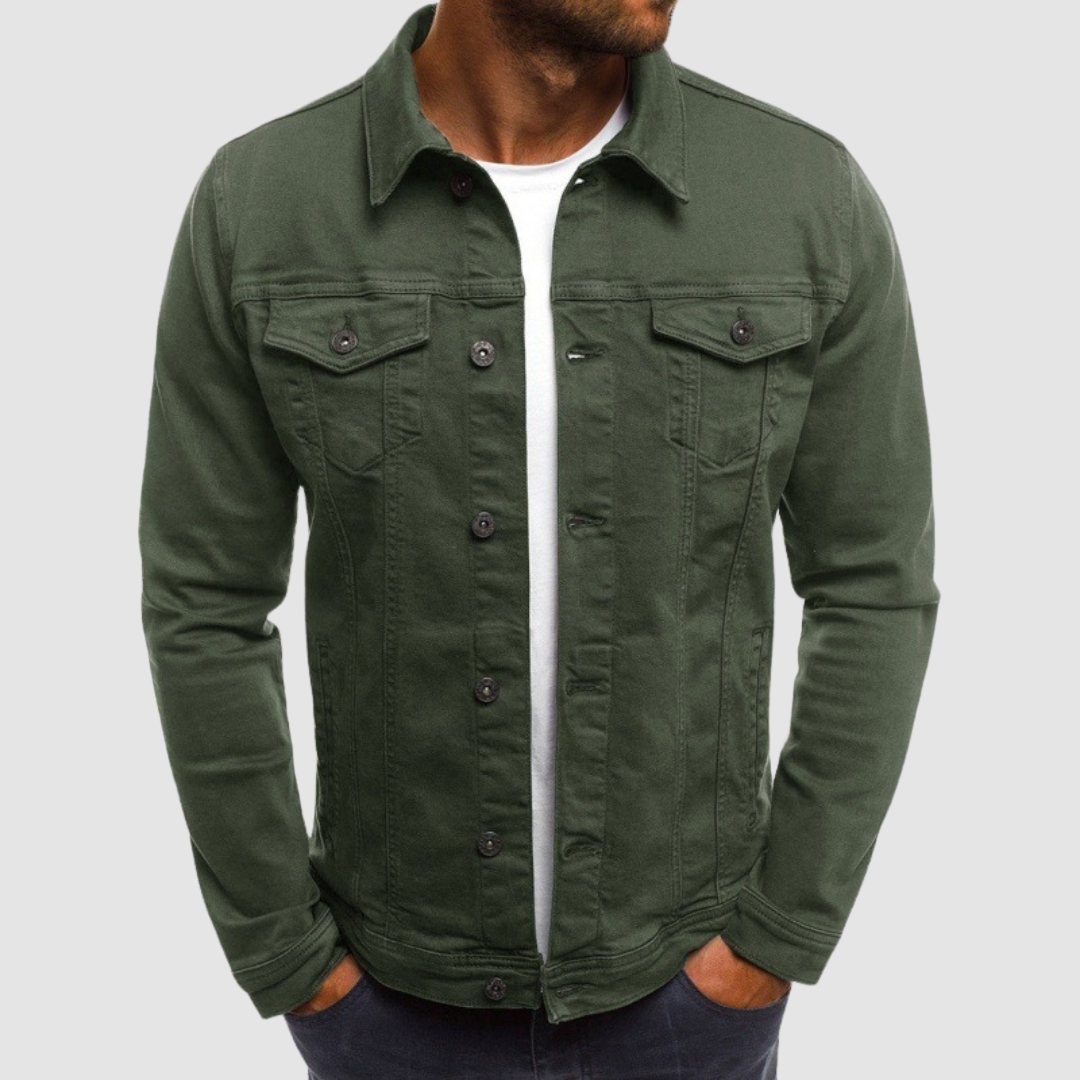 Emmett Rugged Cotton Jacket - Green