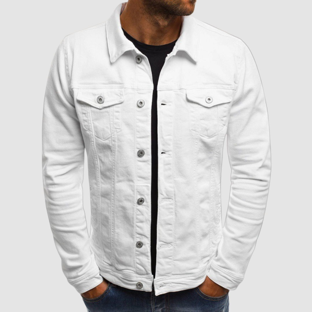 Emmett Rugged Cotton Jacket - White