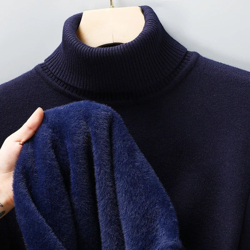 Enzo Merino Wool Turtleneck