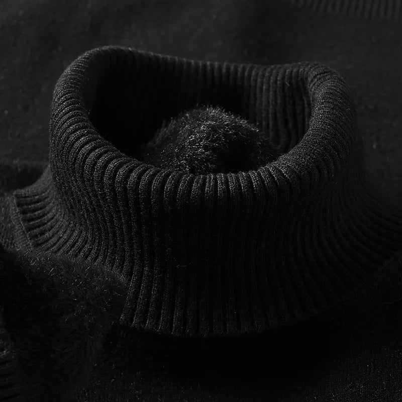 Enzo Merino Wool Turtleneck