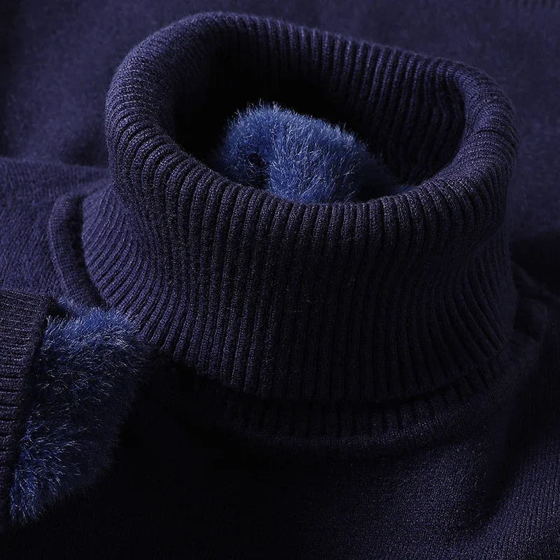 Enzo Merino Wool Turtleneck