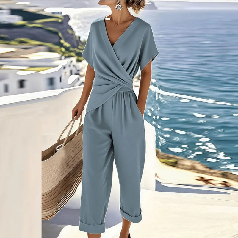 Faye Two-Piece Set - Blue