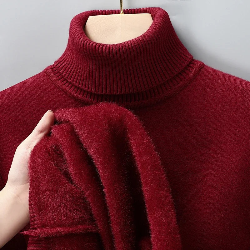 Enzo Merino Wool Turtleneck