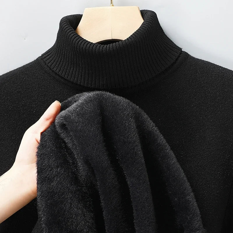 Enzo Merino Wool Turtleneck