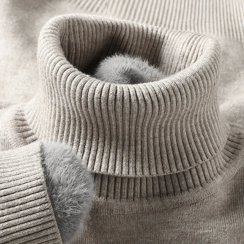 Enzo Merino Wool Turtleneck