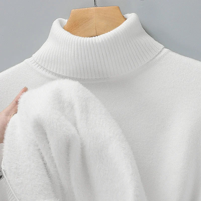 Enzo Merino Wool Turtleneck