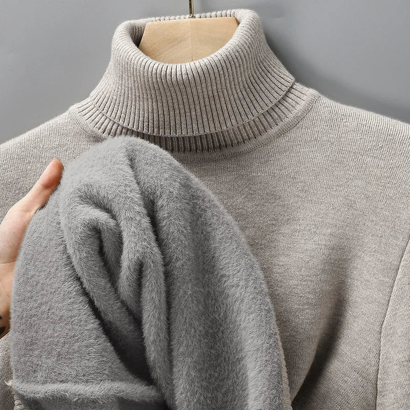 Enzo Merino Wool Turtleneck