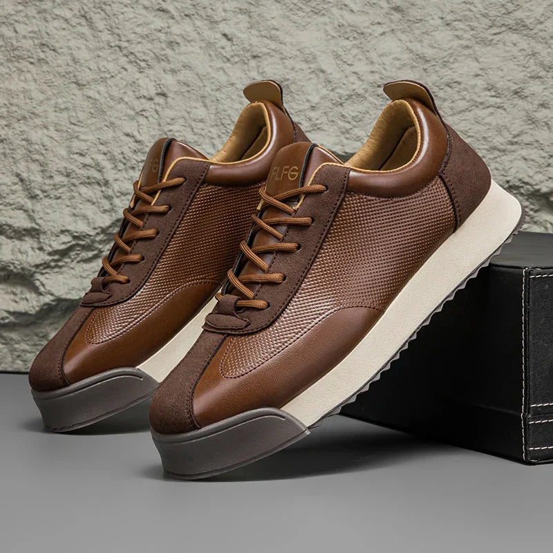 Matteo Genuine Leather Sneakers