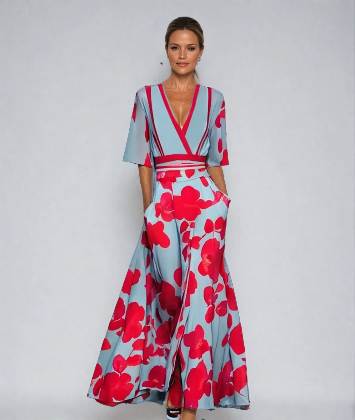 Chloe Elegant Floral Dress