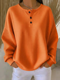 Maren Waffle Henley Sweatshirt