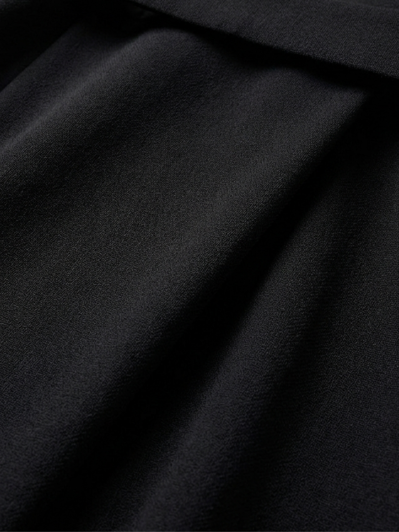 Giselle | Belted Cape-Sleeve Midi Dress